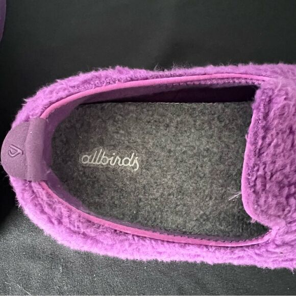 Allbirds Purple Wool Lounger Fluffs Size 8 - Picture 4 of 9